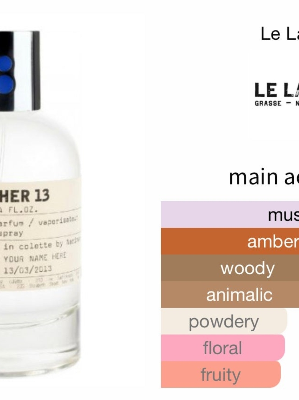 Le Labo Another 13 Clear Glass Bottle with Brown Box - Picture 2 of 2